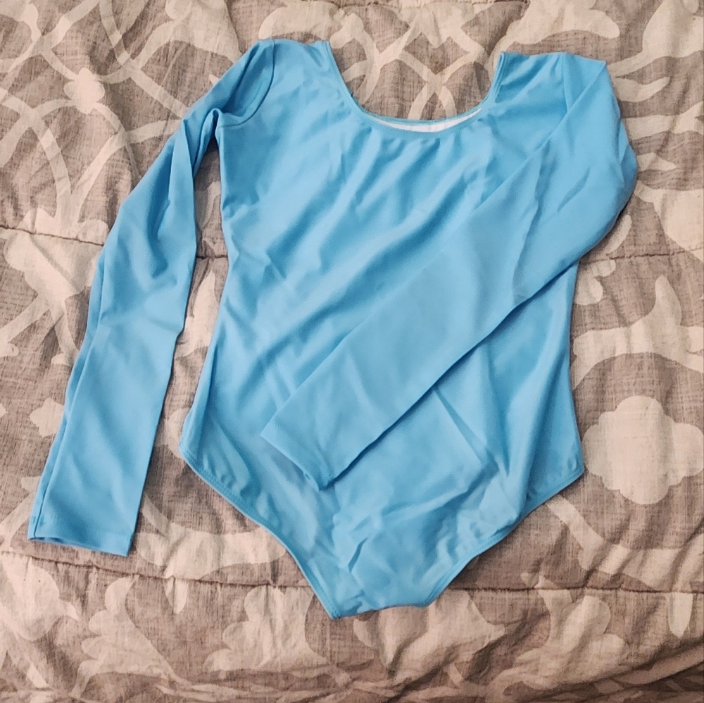 Child XXL (11/12) blue leotard. Brand new